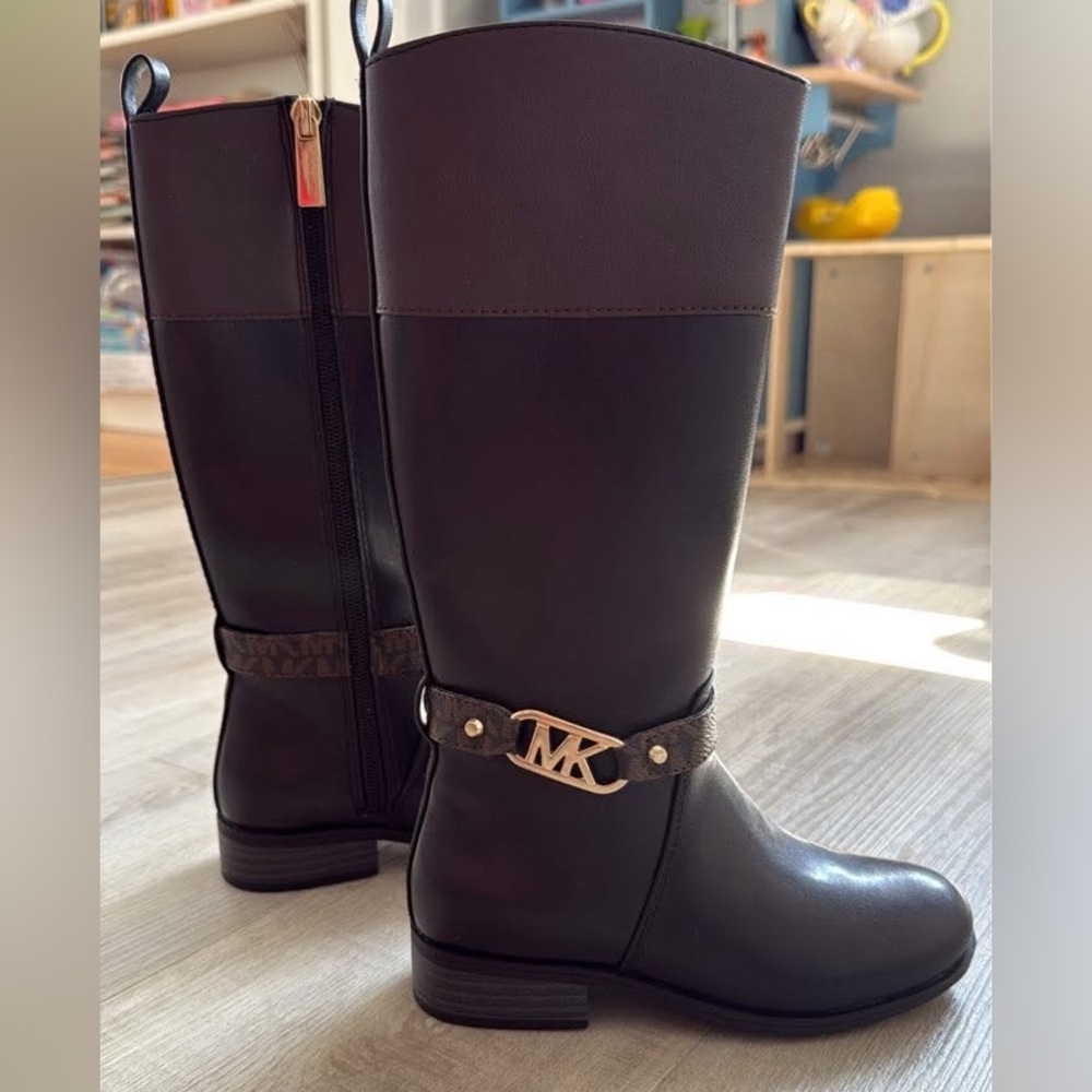 Michael Kors Dark Brown Heeled Boots